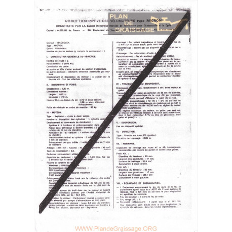 Motobecane Feuille Des Mines Micron