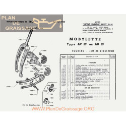 Motobecane Fouche Av Au 89 1961 Note Tech Num 163
