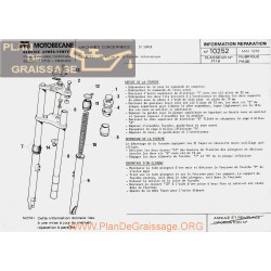 Motobecane Fourche 51 Super 1979 Note Tech Num 10252