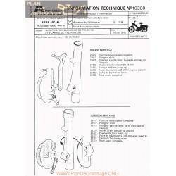 Motobecane Fourche Flasque Frein Avant 80 Enduro 1982 Note Tech Num 10368