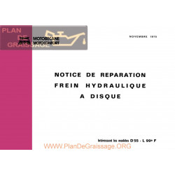 Motobecane Frein Hydrauliquea Disque D55 L99f