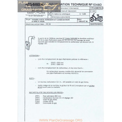 Motobecane Fx 50 Admission Carburateur 1986 Note Tech Num 10460