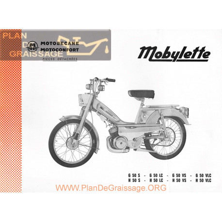 Motobecane G H 50 Lc Vs Vlc Pieces Detachee