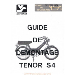Motobecane Guide Demontage Tenor S4