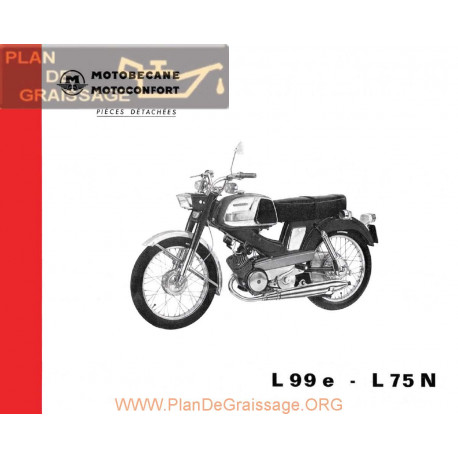 Motobecane L 99 A 75 N Pieces Detachee