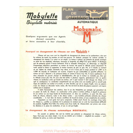 Motobecane Le Variateur Notice Explicative D 102
