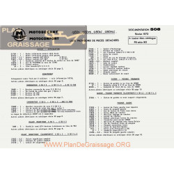 Motobecane Liste Pieces 50 G Vs Vl Vlc 1973 Note Tech Num 508