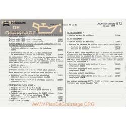 Motobecane Liste Pieces Serie 40 50 1977 Note Tech Num 572