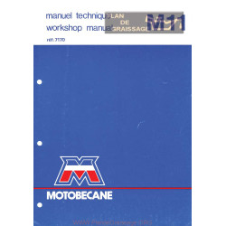 Motobecane M 11 Le Manuel De Reparation