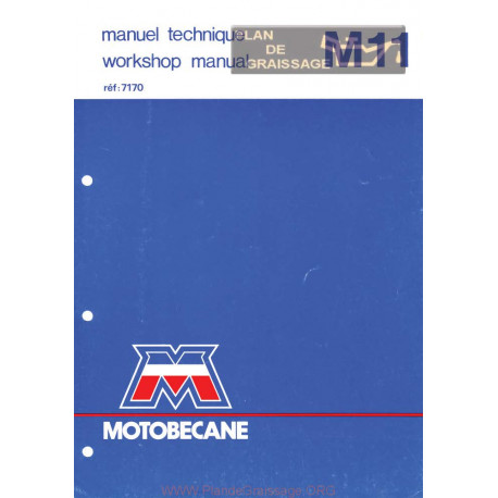 Motobecane M 11 Le Manuel De Reparation