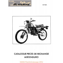 Motobecane M 80 Enduro 7164 Catalogue Pieces De Rechange