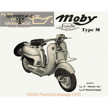 Motobecane M Moby Scooter Luxe Standard Pieces Detachees
