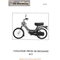 Motobecane M11 7171 Catalogue Pieces Rechange