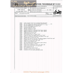 Motobecane M16 Carte Noire 1982 Note Tech Num 10350