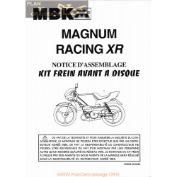 Motobecane Magnum Racing Xr Kit Frein Avant A Disque