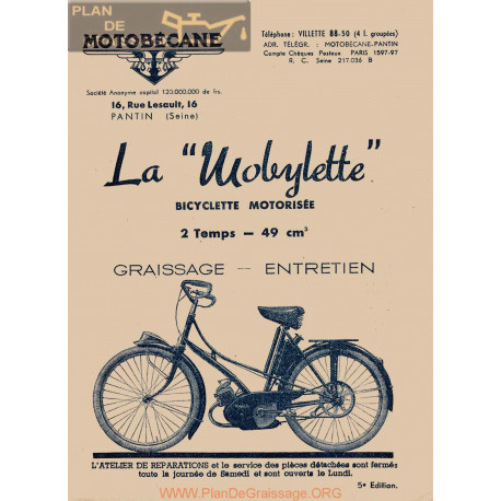 Motobecane Manuel Technique Av3