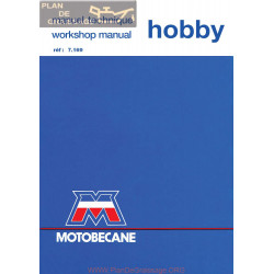 Motobecane Manuel Technique Hobby 7 169
