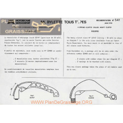 Motobecane Masselottes Risers 1976 Note Tech Num 541