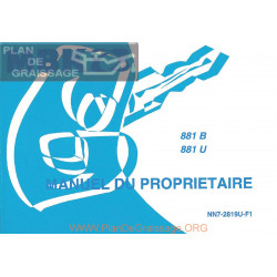 Motobecane Mbk 881 B U Nn7 2819u F1 Manuel Proprietaire