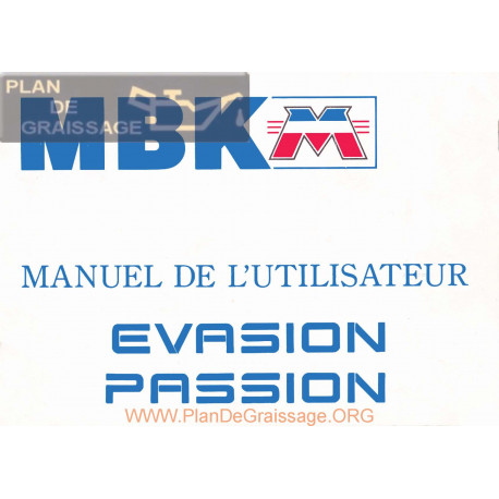 Motobecane Mbk Evasion Passion Manuel Utilisateur