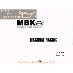 Motobecane Mbk Magnum Racing 1991 Pieces De Rechange