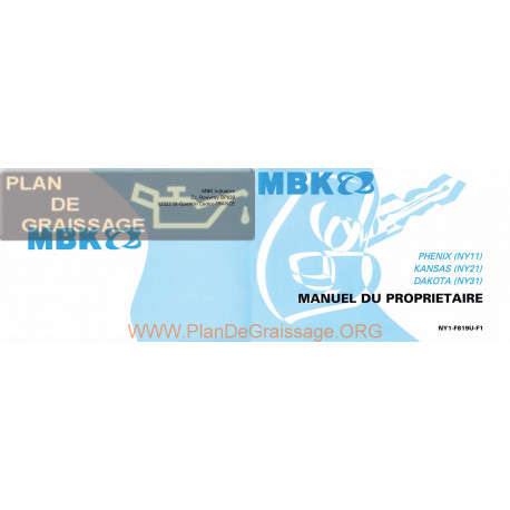 Motobecane Mbk Phenix Kanses Dakota Ny 11 21 31 Manuel Proprietaire