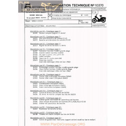 Motobecane Mise A Jour 50 E 79z 1982 Note Tech Num 10370