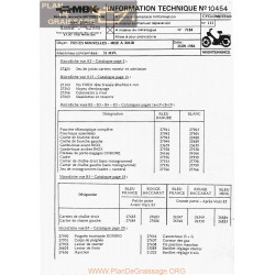 Motobecane Mise A Jour 51 Mvl 1986 Note Tech Num 10454