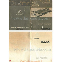 Motobecane Mobylette Manual De Entretenimiento Y Engrase