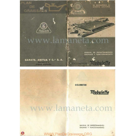 Motobecane Mobylette Manual De Entretenimiento Y Engrase
