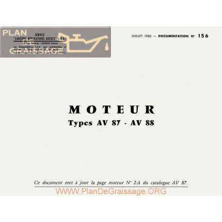 Motobecane Moteur Av 87 88 1960 Note Tech Num 156