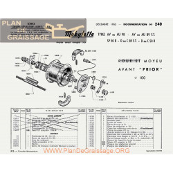 Motobecane Moyeu Av Au 98 89 Sp 50 Prior 1963 Note Tech Num 240