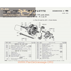 Motobecane Moyeu Av Prior 85 88 92 50 1971 Note Tech Num 486