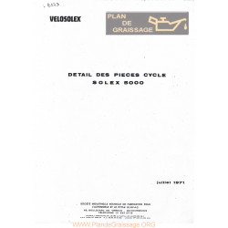 Motobecane Nomenclature Cadre 5000