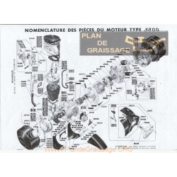 Motobecane Nomenclature Moteur 3800