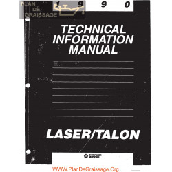 Chrysler Laser Talon 1990 Technical Information Manual