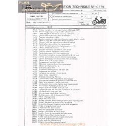 Motobecane Pieces Nouvelles 50 Kw 1983 Note Tech Num 10379