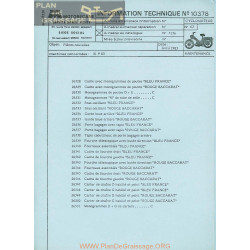 Motobecane Pieces Nouvelles 51 V 83 1983 Note Tech Num 10378