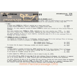 Motobecane Pieces Rechange D 55 Tt 1977 Note Tech Num 576