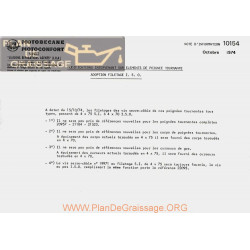 Motobecane Poignee Tournante Iso Filetage 1974 Note Tech Num 10154