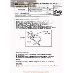 Motobecane Preparation M16 1981 Note Tech Num 10312