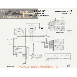 Motobecane Schema Electrique Sp 93 D 1970 Note Tech Num 468