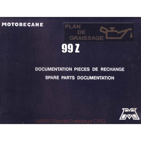 Motobecane Sp 99 Z Le Manuel De Pieces De Rechange