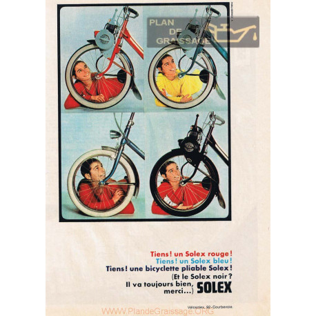 Motobecane Tiens Un Solex Rouge