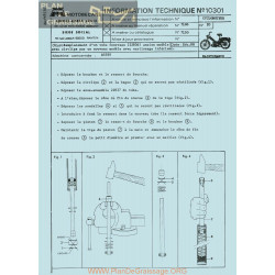 Motobecane Tube Fourreau 22836 D55tt 1980 Note Tech Num 10301