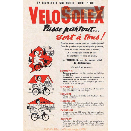 Motobecane Velo Solex Passe Partout