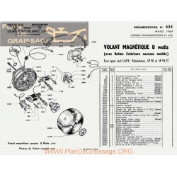 Motobecane Volant Magnetique 8 Watts Cady 98 94 Tt 1969 Note Tech Num 434