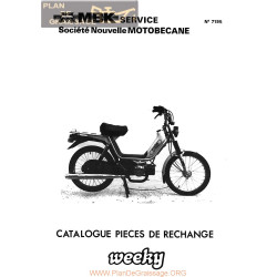 Motobecane Weeky 7195 Catalogue Pieces