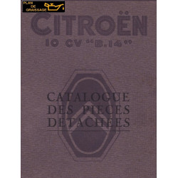 Citroen 10cv B 14 Catalogue Des Pieces Detachees