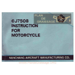 Nanchang Cj750b Moto Instructions For Motorcycle